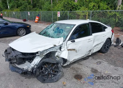 2022 Honda Civic Sport из США, поврежденный, VIN 2HGFE2F54NH574535